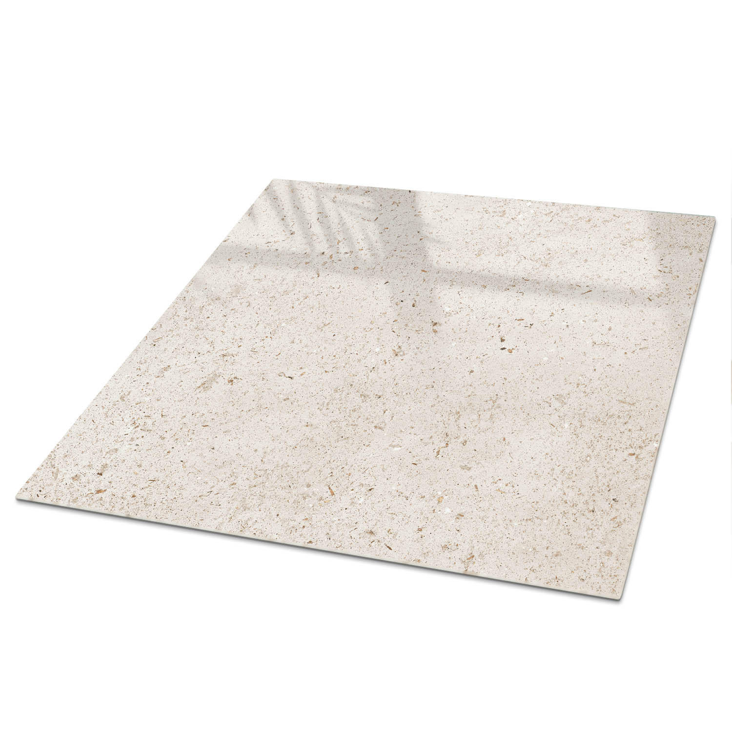TISCHPLATTE 50x50 cm – Cremig und beruhigend - Blau, Glas (50/50/0.4cm) - Wallfluent