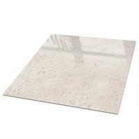 TISCHPLATTE 50x50 cm – Cremig und beruhigend - Blau, Glas (50/50/0.4cm) - Wallfluent