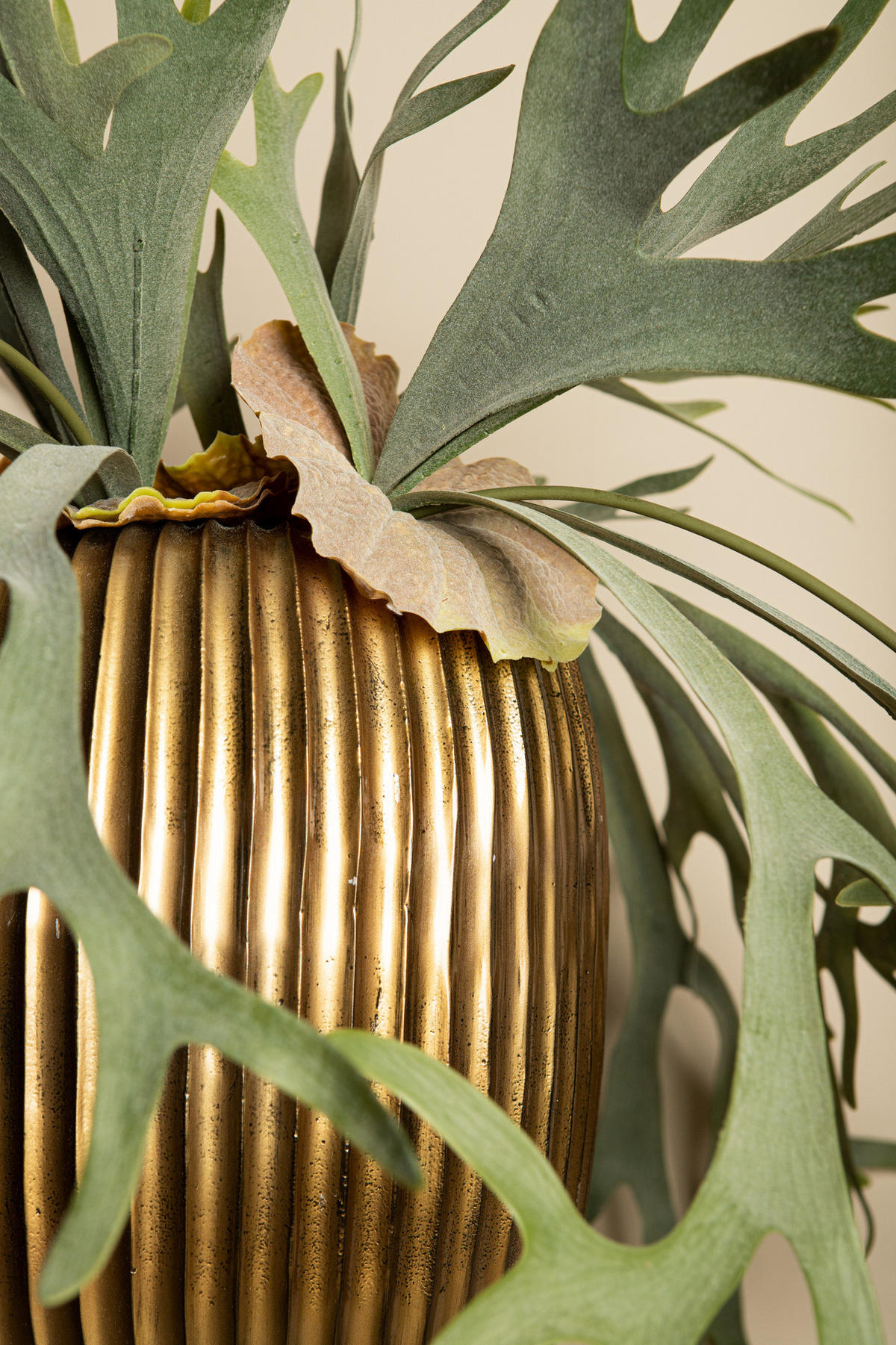 KUNSTBLATT Leaves Grün 82/30/93cm - Grün, Kunststoff (30/93/82cm) - PTMD Collection