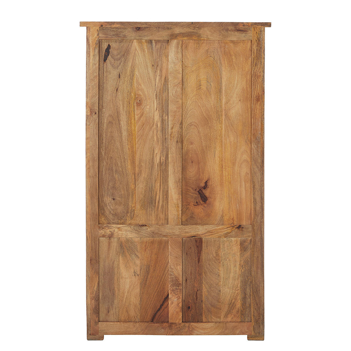 HIGHBOARD - Mango massiv / Eisen - Mango / Schwarz - Braun, Holz/Metall (90/150/45cm) - home24