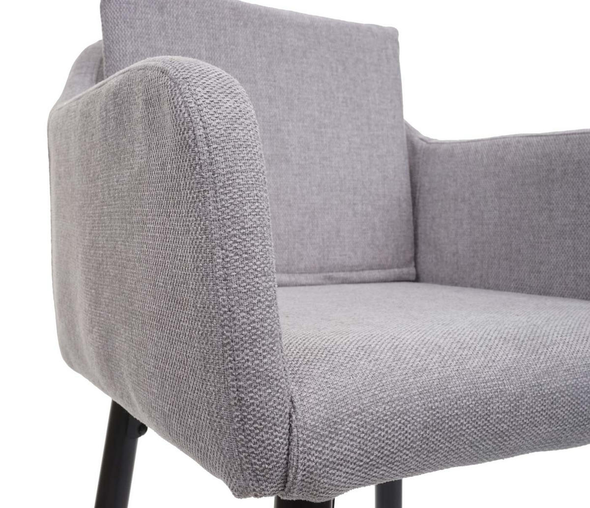 BARHOCKER Grau 2er-Set - Grau, Textil (54/105/53cm) - MCW