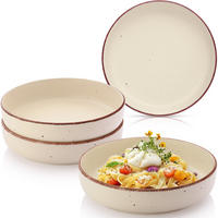 PASTASCHALEN BOMBAY BEACH - 4 teilig aus Steingut - Beige, Stein (20.5cm) - Sänger