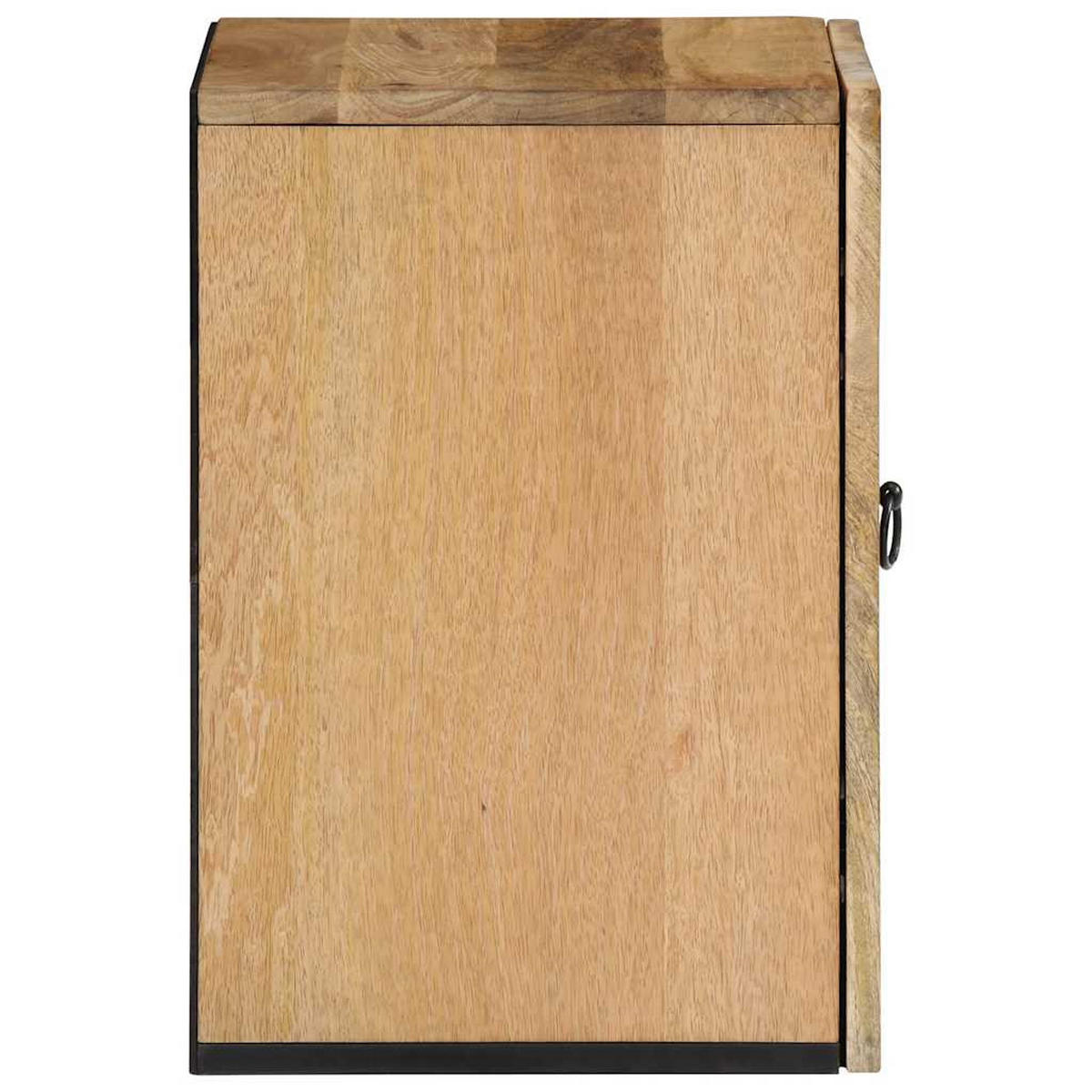BAD-WANDSCHRANK 38/33/48 Cm Massivholz Mango - Braun, Holz (33/48/38cm) - vidaXL