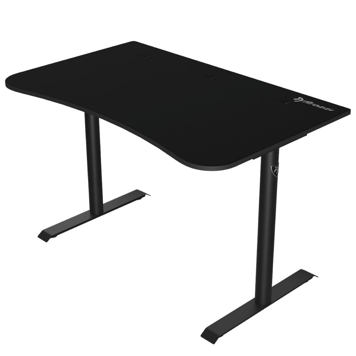 GAMINGTISCH Arena Klein 114/71/71 cm Reines Schwarz - Schwarz, Metall (71/114/71cm) - Arozzi