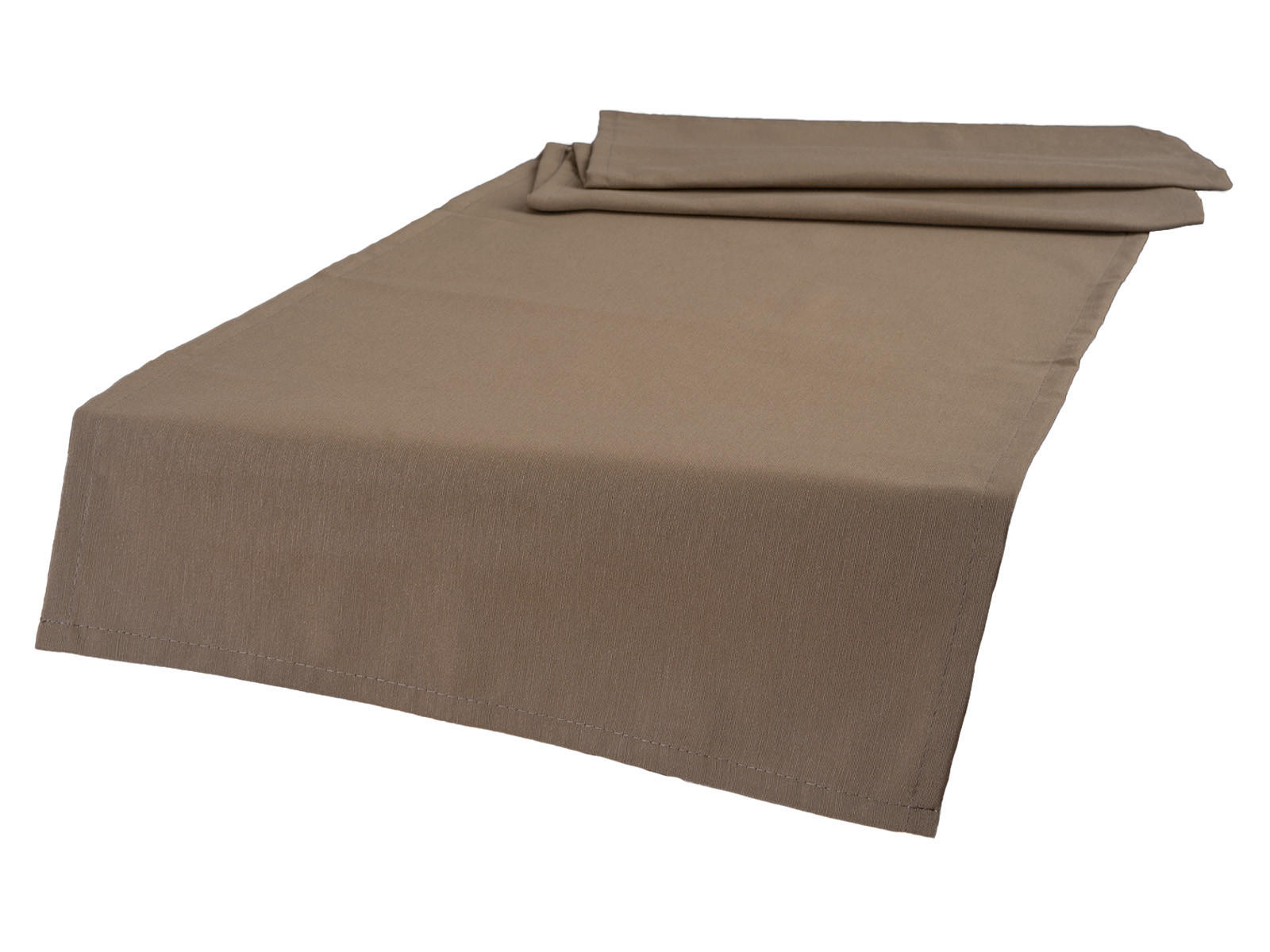 XL-TISCHLÄUFER Wunschton deep-taupe 40/220 cm - Braun, Textil (40/220cm) - beties Heimtextil