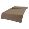 XL-TISCHLÄUFER Wunschton deep-taupe 40/220 cm - Braun, Textil (40/220cm) - beties Heimtextil