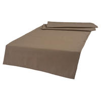 TISCHLÄUFER Wunschton deep-taupe 40/130 cm - Braun, Textil (40/130cm) - beties Heimtextil