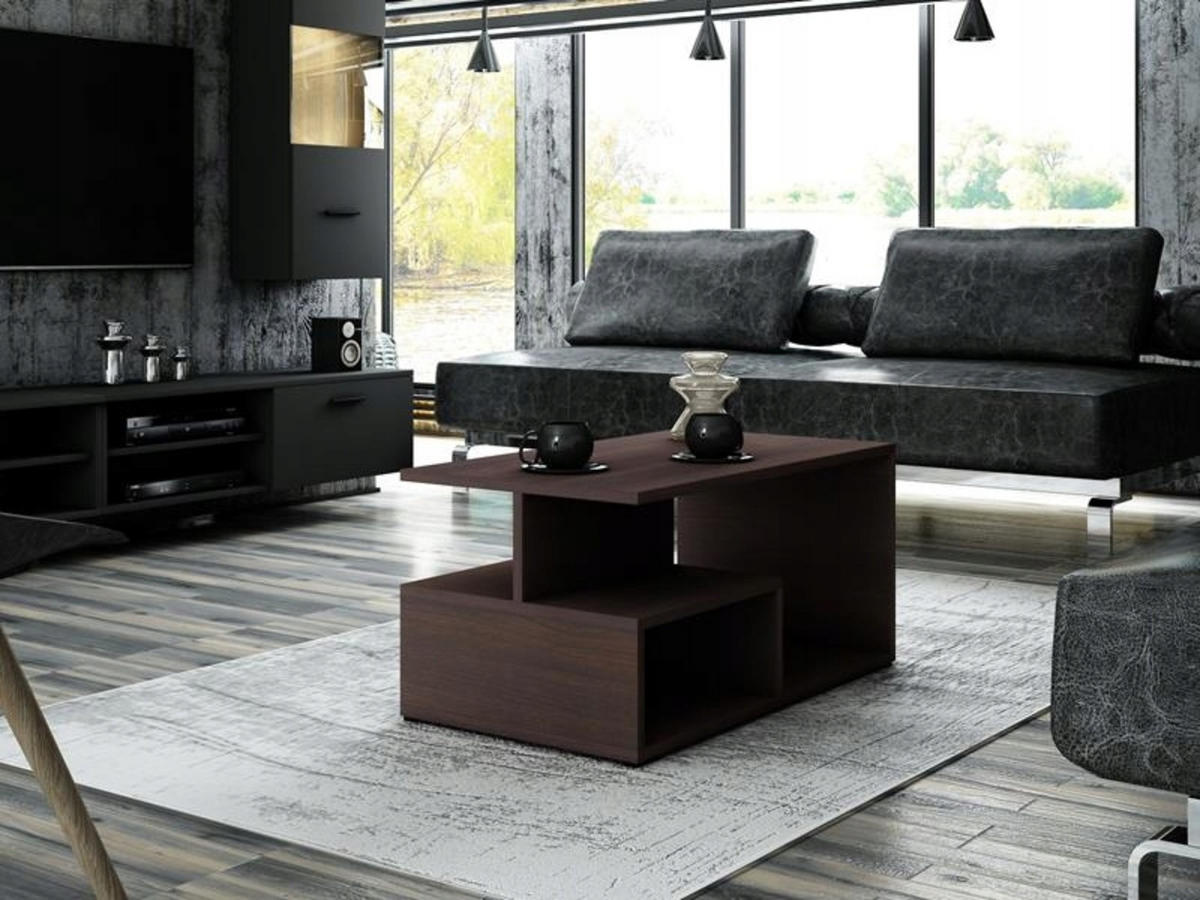 COUCHTISCH PRIMA EX3 Wenge 90/51/45 cm - Wengefarben, Holzwerkstoff (51/90/45cm) - Matkam Möbel