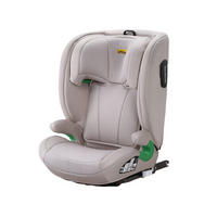 AUTOKINDERSITZ Kindersitzerhöhung i-Size R129& Verstellbare Kopfstütze - Weiß, Textil (44/80/46cm) - Gisaae