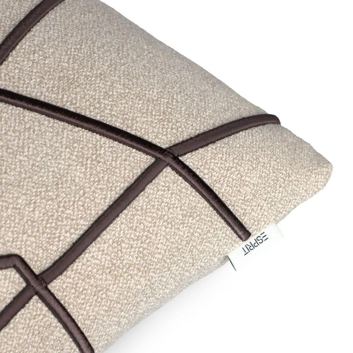 KISSENHÜLLE Nilo beige 38x38cm - Beige, Textil (38/38cm) - Esprit