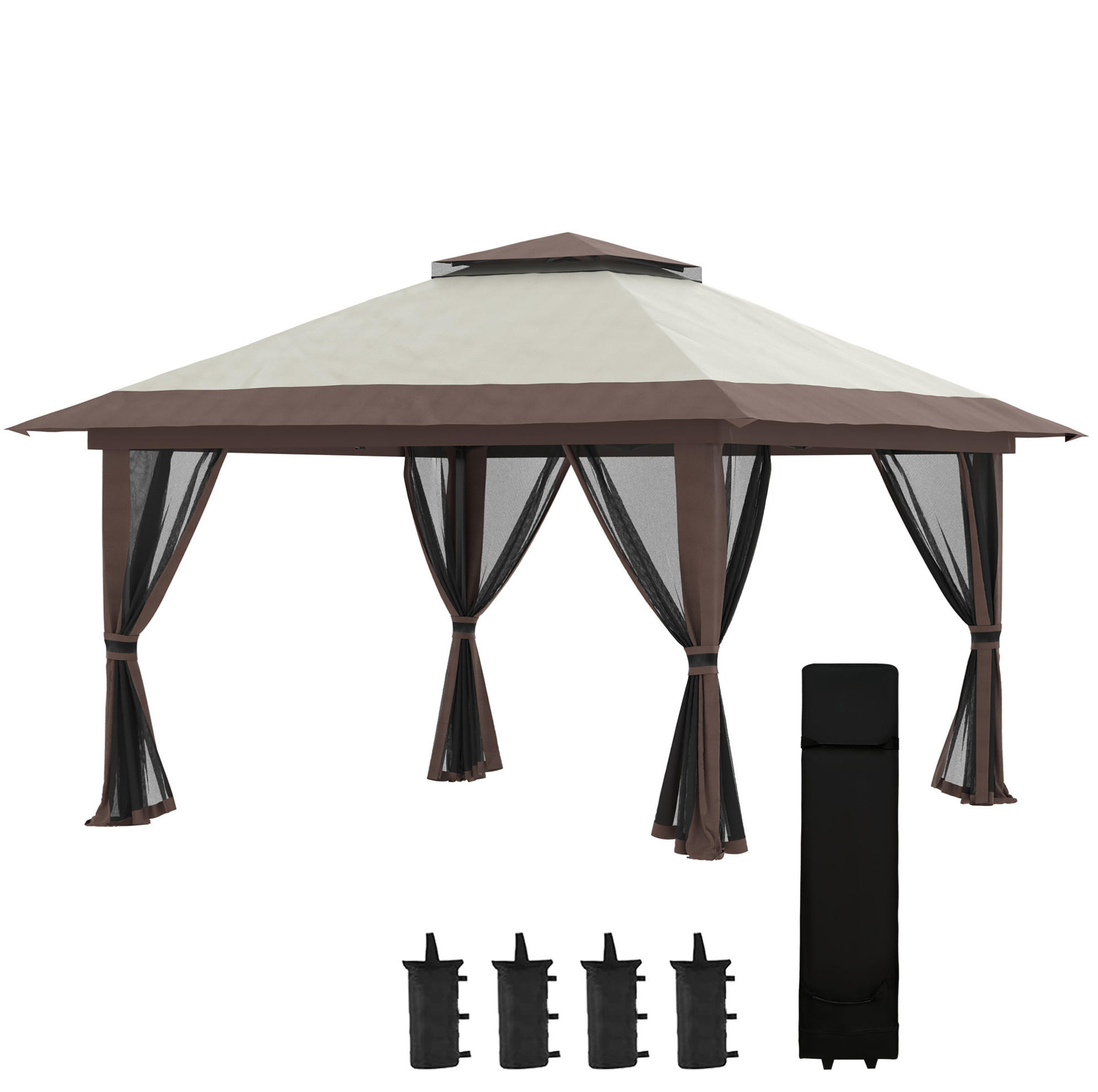 Modenvie Pavillon Beige 392x283x392 cm
