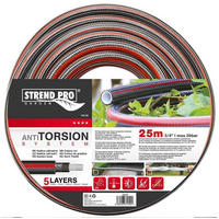 GARTENSCHLAUCH St. Anti-Torsion 19, 3/4", L-25m, Silver Pro - Schwarz, Kunststoff (250cm) - PROREGAL