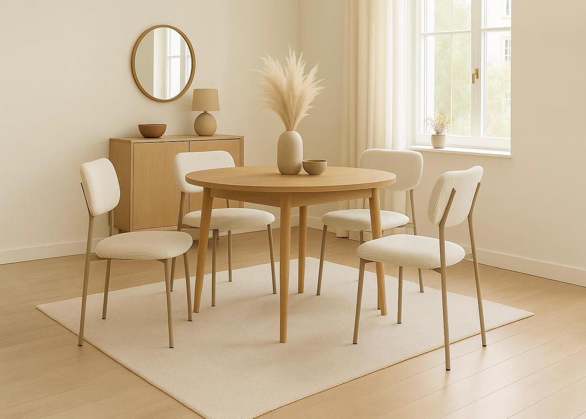 ESSZIMMERSTUHL Beige 2er-Set - Beige, Textil (44/83/52cm) - MCW