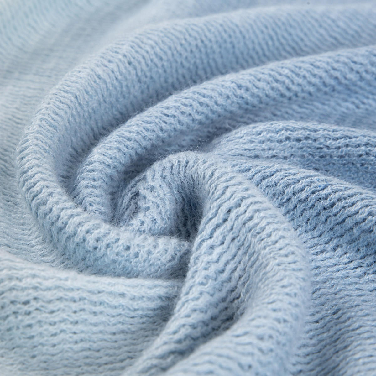 DECKE Finns blue 130/170 cm - Hellblau, Textil (130/170cm) - Homla