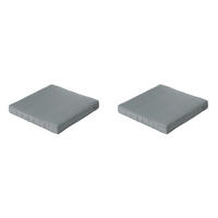 SITZKISSEN Basic 60/60 cm 2er-Set - Grau, Textil (60/8/60cm) - Madison