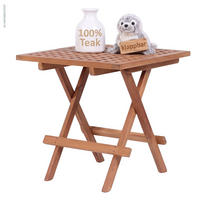 BEISTELLTISCH Devon - Braun, Holz/Metall (50/50/51cm) - Mr. Deko