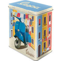 VORRATSDOSE L Vespa Vespa Italian Laundry - Multicolor, Metall (14/20/10cm) - Nostalgic-Art