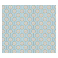 VLIESTAPETE Türkis 53/850 cm - Türkis, Textil (53/1cm) - KUNSTLOFT