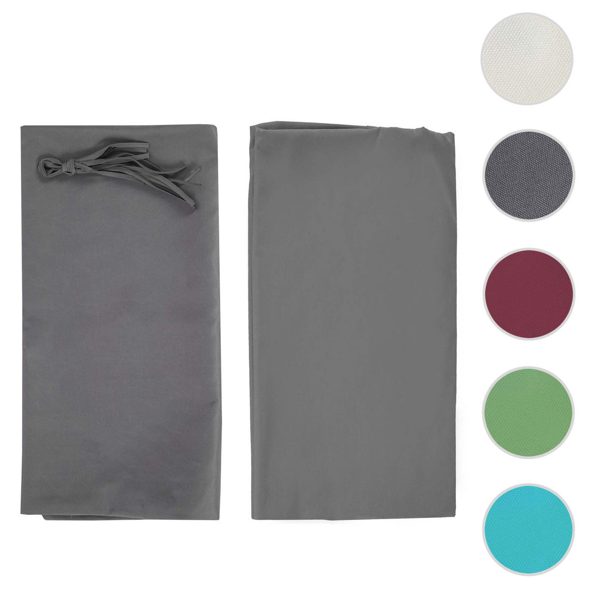 ERSATZBEZUG DACH FÜR PERGOLA BEJA Grau - Grau, Textil (272/1/596cm) - MCW