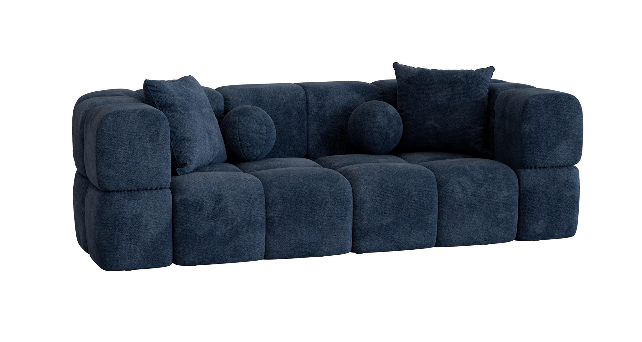 Fun Möbel Sofa Blau 250x77x103 cm