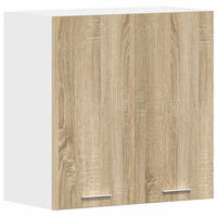 KÜCHENOBERSCHRANK Lyon mit 2 Türen 60/31/60 cm aus Holzwerkstoff Sonoma-Eiche Dekor - Sonoma Eiche, Holz (60/60/31cm) - vidaXL