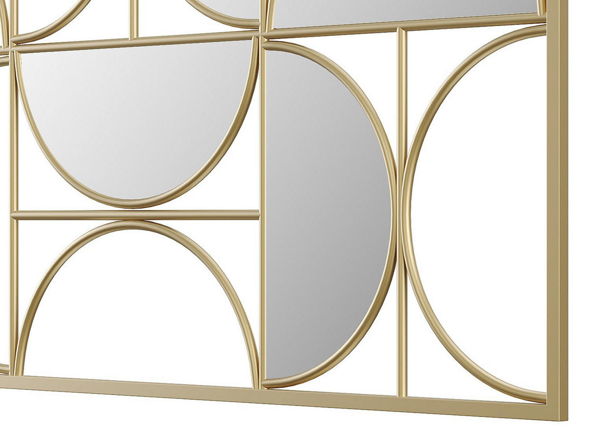WANDSPIEGEL - 77 cm x 1 cm - Metall - Goldfarben - TAYAN - Goldfarben, Metall (77/102/1cm) - Vente-Unique