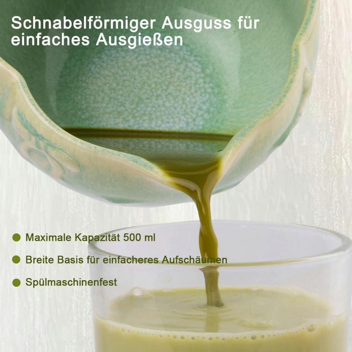 MATCHA Set 7-teilig Keramik Grün - Grün, Keramik (20/11/30cm)