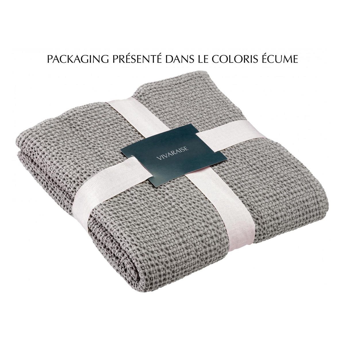 PLAID Maia kaviar 140 x 200 cm - Anthrazit, Textil (140/200cm) - Vivaraise