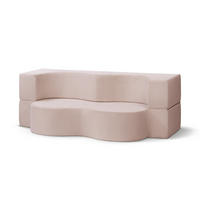 SOFA Kamelia Rosa - Rosa, Textil (200/70/100cm) - Pillovely