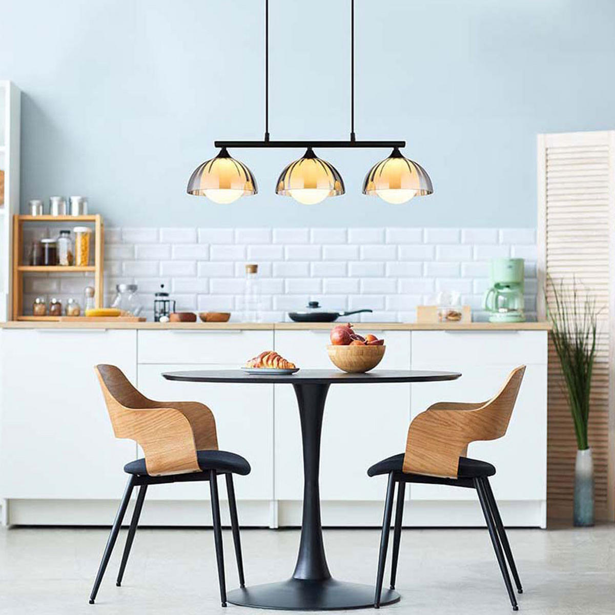 HÄNGELEUCHTE Eva Grau Rauchglas - Grau, Glas (70/20/120cm) - Nowa