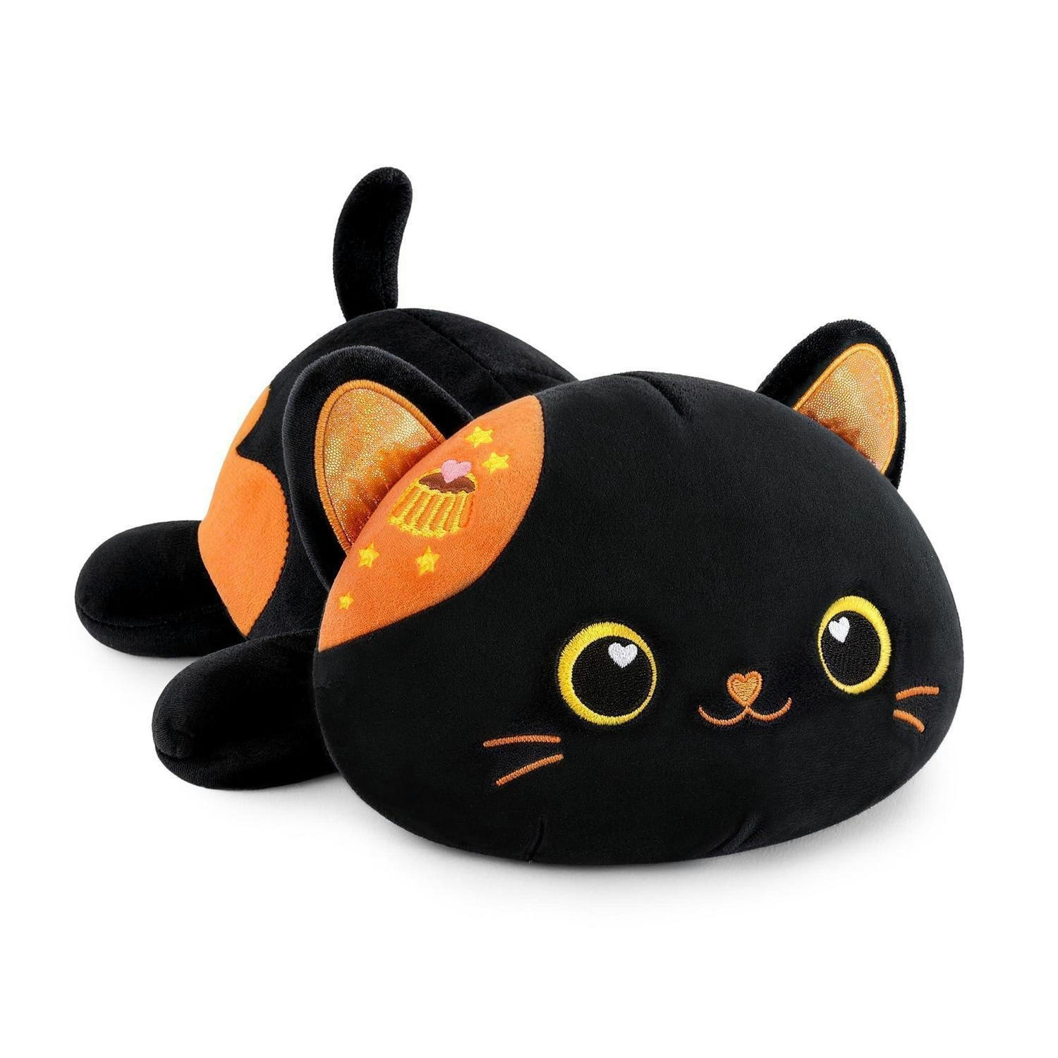 PLÜSCHTIER Katze, schwarz - Schwarz, Textil (20/30cm)