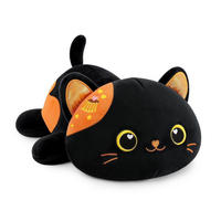 PLÜSCHTIER Katze, schwarz - Schwarz, Textil (20/30cm)