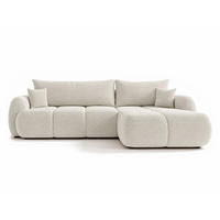 ECKSOFA Loria, Seite: Rechts - Schwarz/Weiß, Holz/Kunststoff (183/273cm) - Sofnet