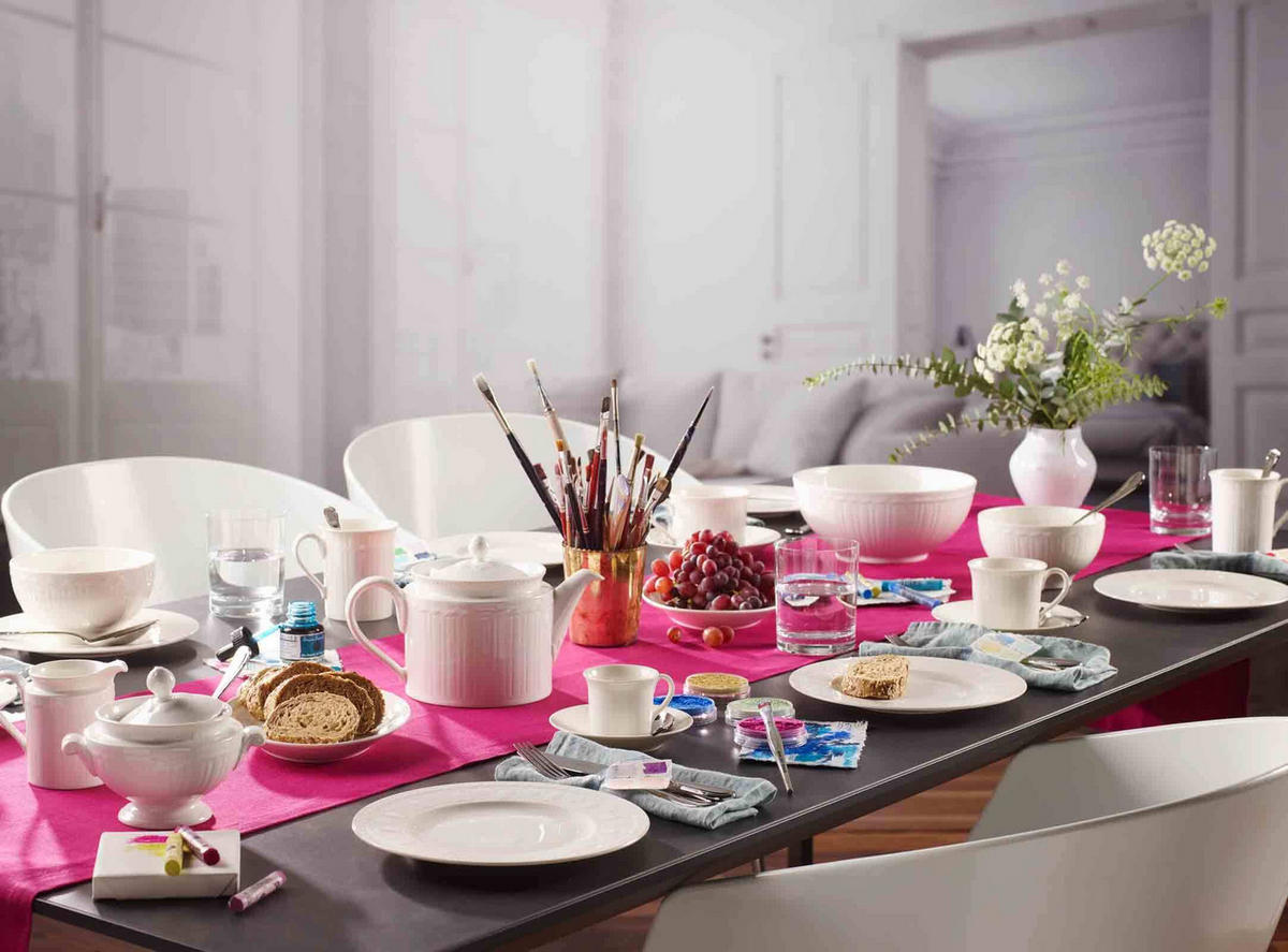 CAPPUCCINOTASSE Cellini weiß 350 ml 6er Set - Weiß, Keramik (0.35L) - Villeroy & Boch