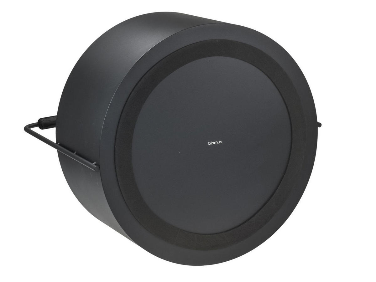 KAMINHOLZKORB Ashi "L" schwarz 45/42cm - Schwarz, Metall (45/42/45cm) - Blomus