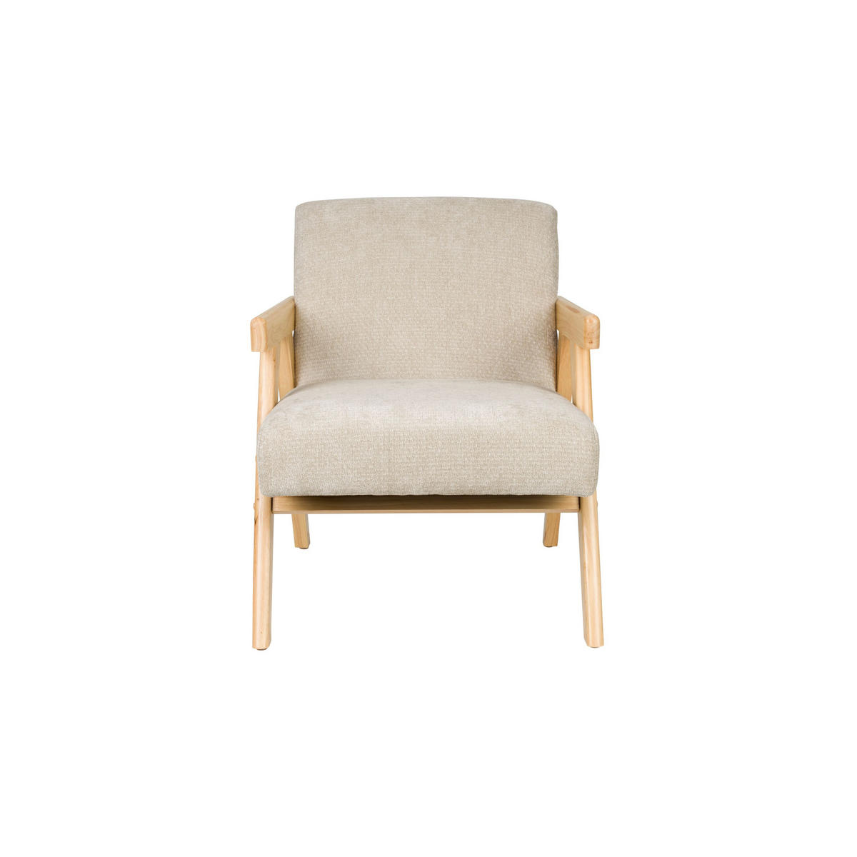 SESSEL Panadero Natural/ Beige - Beige, Textil (61/73/71.5cm) - Housecraft Living