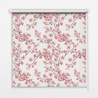 VNÚTORNÁ roleta - okenná roleta - roleta - 100x140 cm - Ružová ľalia - pink, plast (100/140/0.5cm) - TULUP