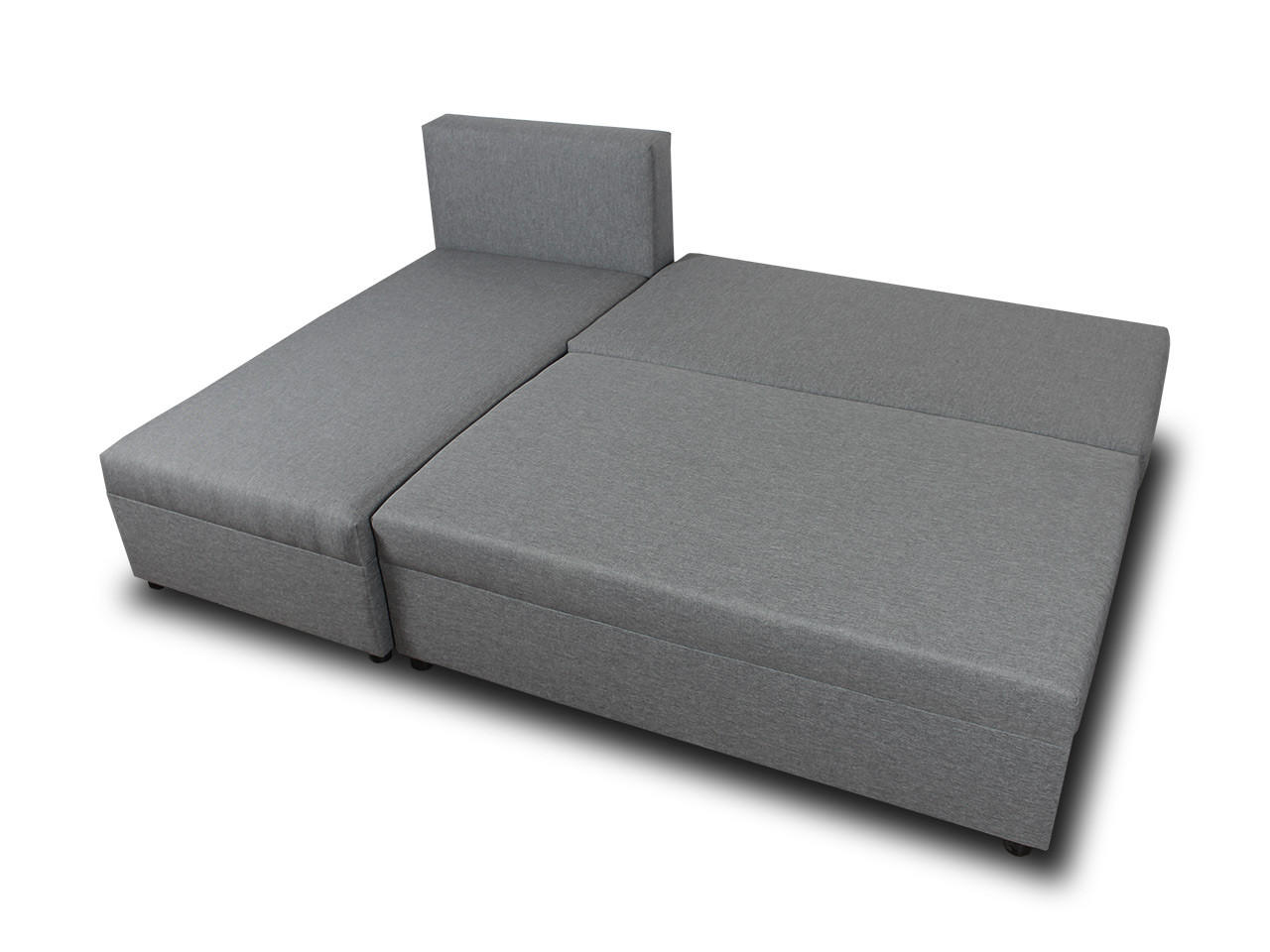 ECKSOFA Pono - Schwarz, Holz/Textil (205/142cm) - Sofnet