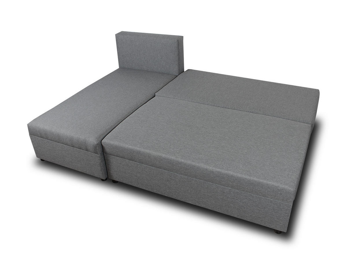 ECKSOFA Pono - Grau, Holz/Textil (205/142cm) - Sofnet