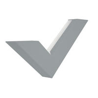 LED-WANDLEUCHTE - Grau, Metall (46/24/5cm) - Lumicom