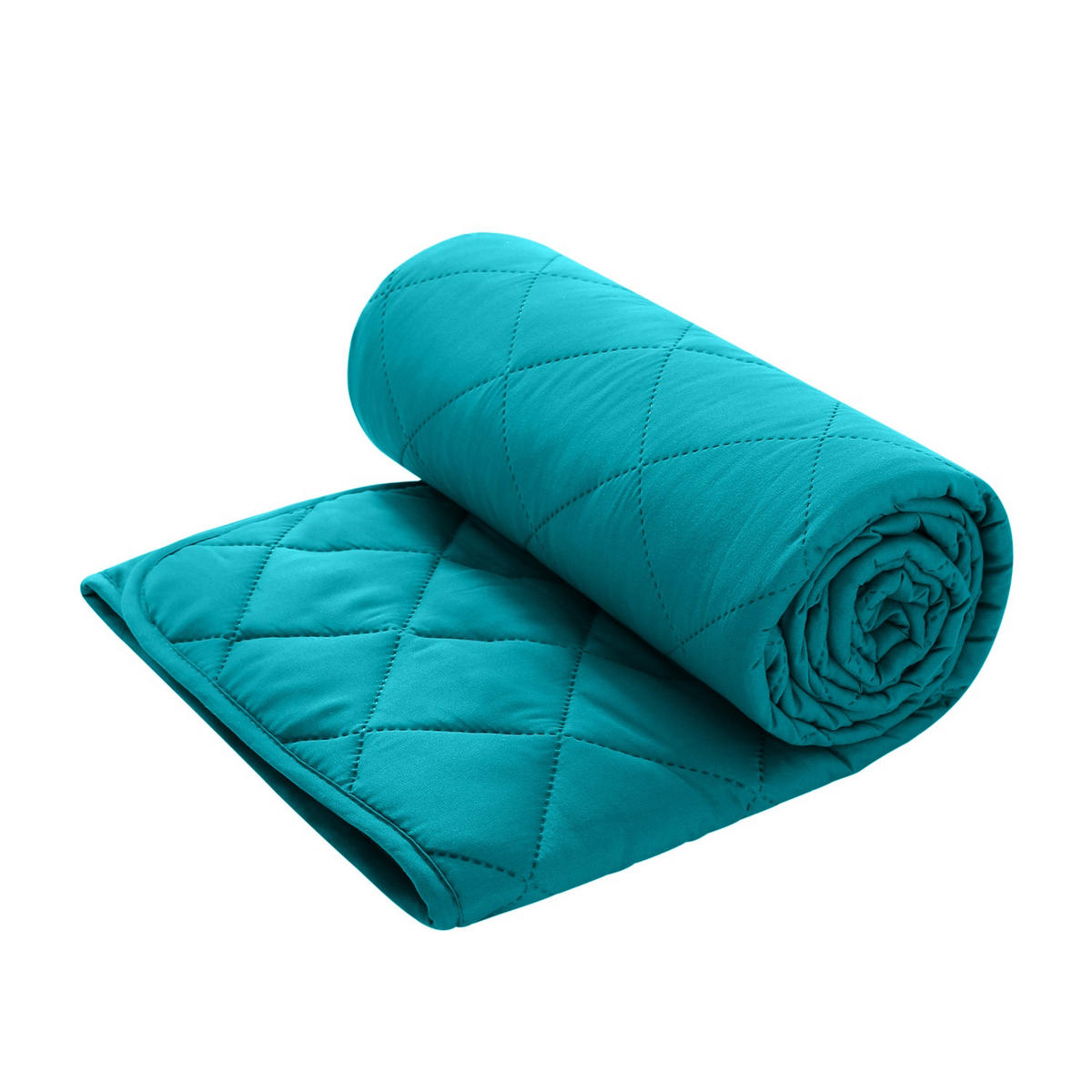 KINDER-SOMMERBETT Steppbett türkis - Türkis, Textil (135/200cm) - wometo