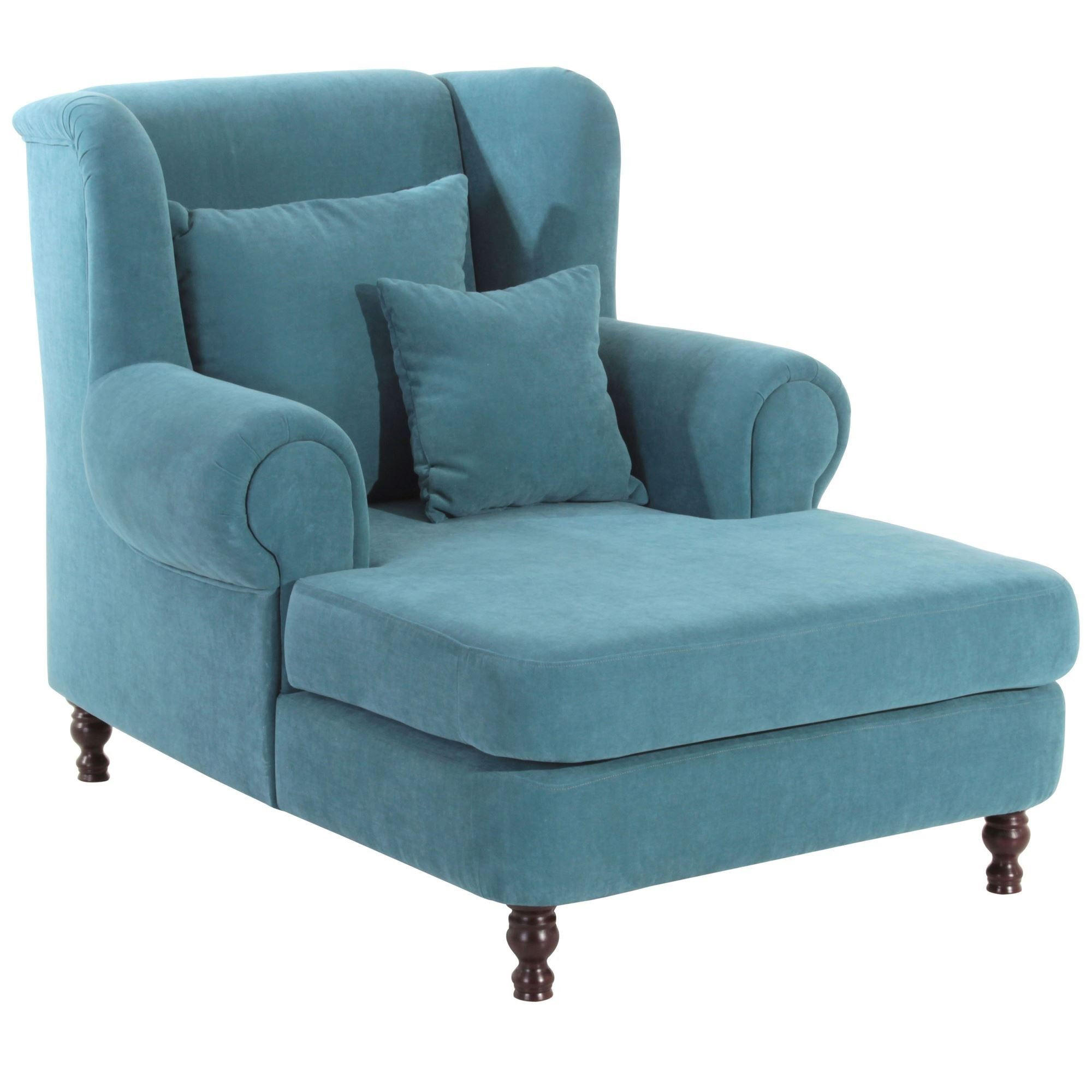SESSEL XXL Karley Bezug Veloursstoff Buche nussbaum dunkel / petrol - Blau, Kunststoff (149/103/103cm) - 58aufmkessel