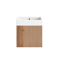 WASCHTISCH Braun 55/31/66 cm Hängend - Braun, Holz (55/66.5/31cm) - PANGIVO