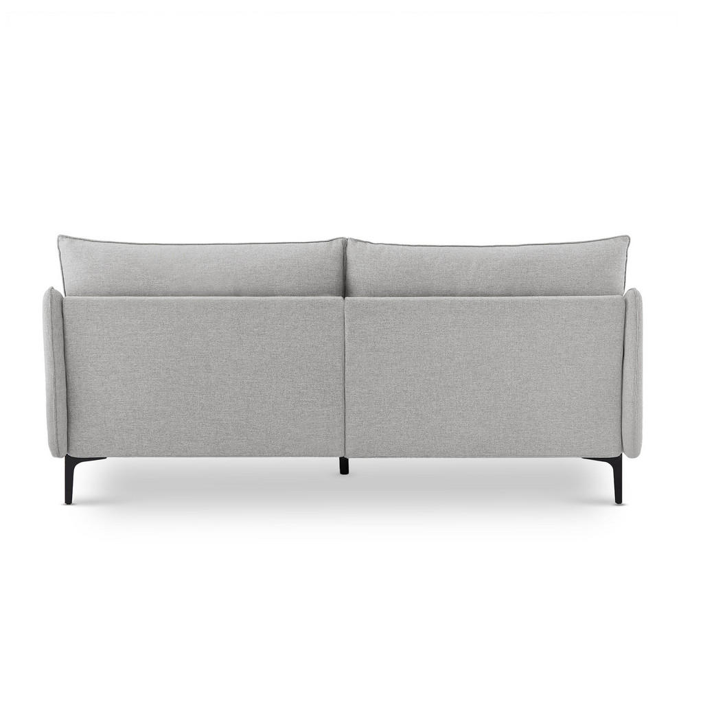 Thumbnail - Sicaan 3-Sitzer-Sofa, Hellgrau, Textil, Füllung: Polyurethan (PUR),Polyurethan (Pur), Rechteckig, 203x86x85 cm, Wohnzimm...