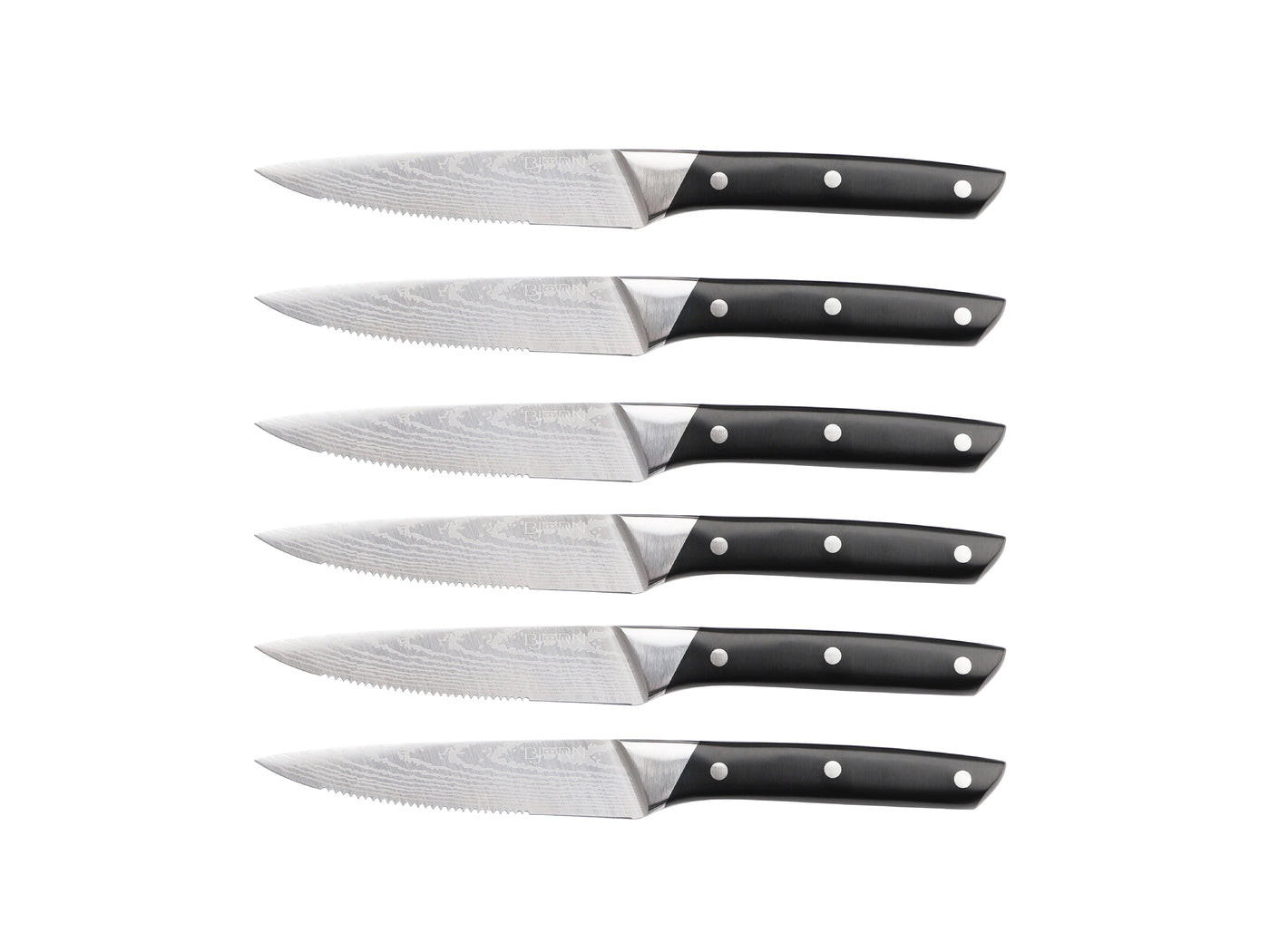 STEAKMESSER ERLING - 6er-Set - Silberfarben, Metall (26cm) - Björn