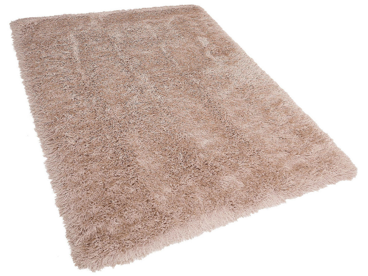 SHAGGY-TEPPICH Cide 300/200 cm - Beige, Kunststoff (200/300cm) - Beliani