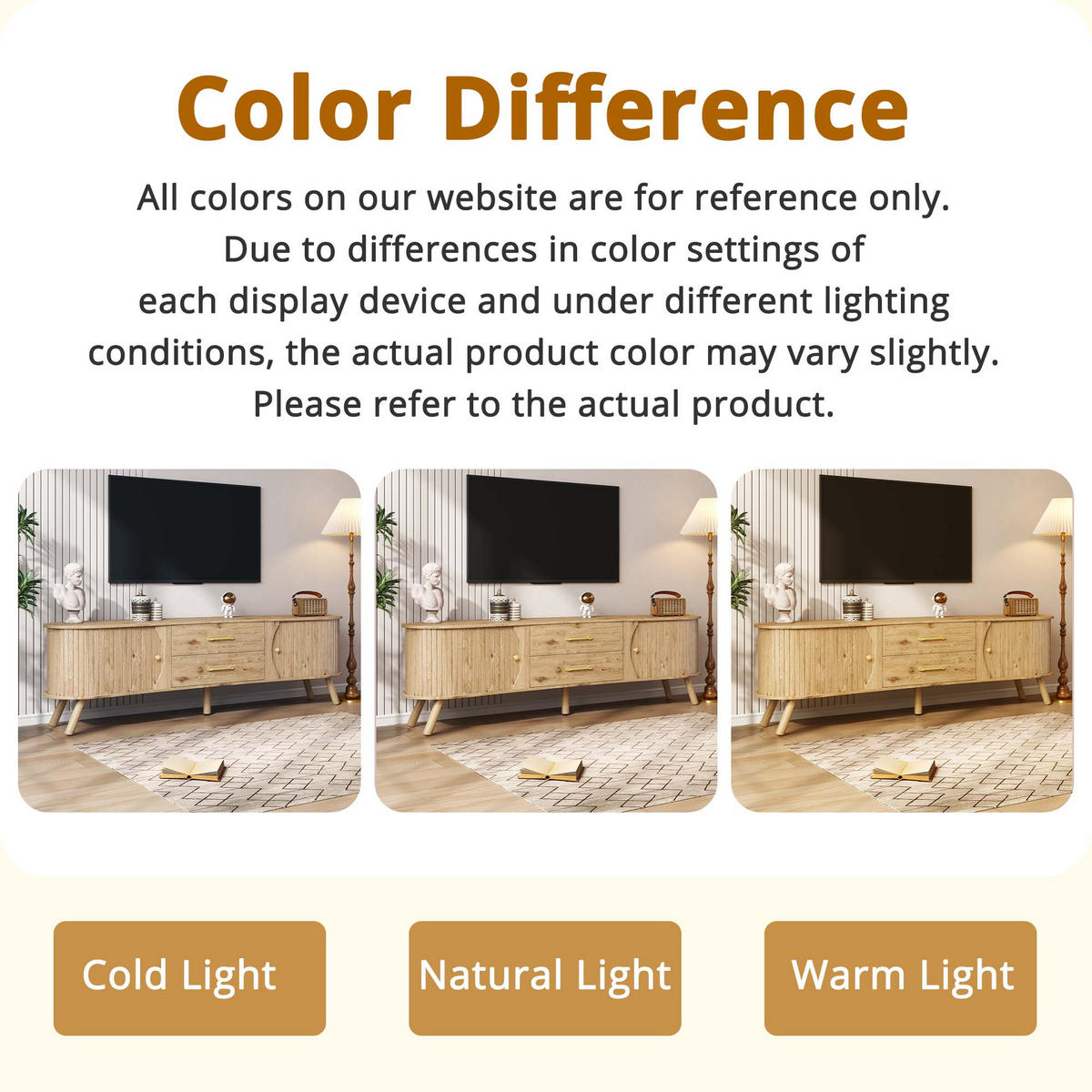 TV-LOWBOARD Erbe Naturfarben 160/36.5/55 cm - Naturfarben, Holzwerkstoff (160/55/36.5cm) - PANGIVO