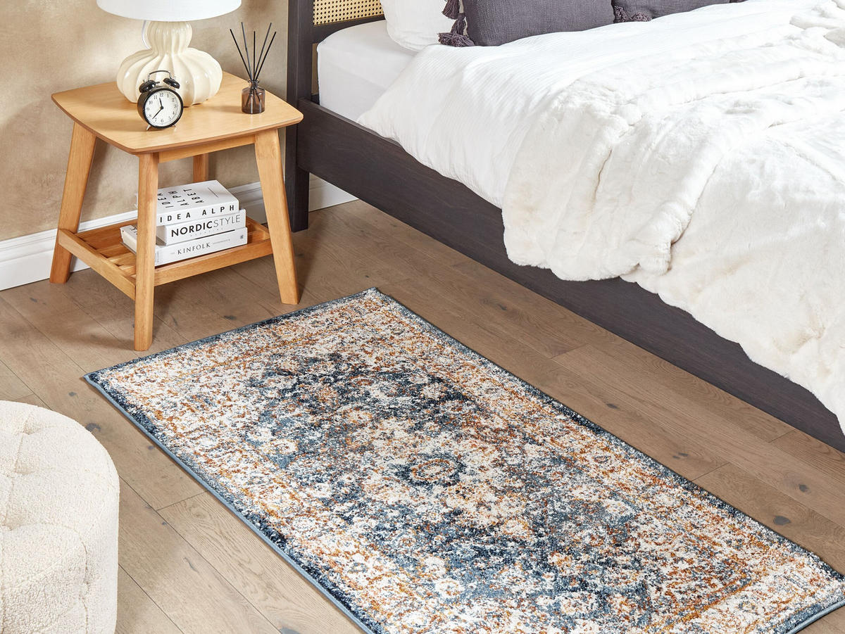 KURZFLOR-TEPPICH Dvin 150/80 cm - Beige, Kunststoff (80/150cm) - Beliani