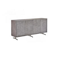 SIDEBOARD GALA Grau Holz - Grau, Holz/Metall (180/85/40cm) - KAWOLA
