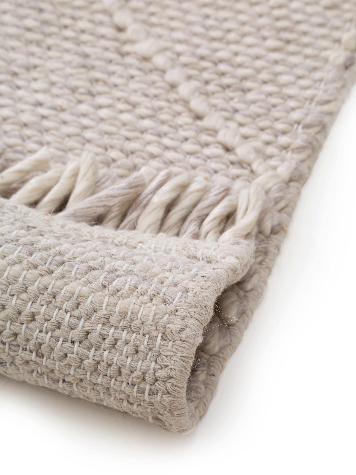 WOLLTEPPICH Daphne Beige 200x300 cm - Beige, Textil (200/300cm) - benuta Pure